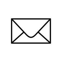 Mail icon vector. email icon vector. E-mail icon. Envelope illustration