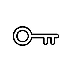 Key icon vector. Key vector icon. Key symbol
