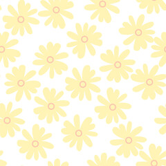 Fototapeta na wymiar Flowers seamless pattern 