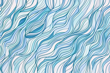 Obraz premium Abstract seamless tile wallpaper pattern, hand-drawn style