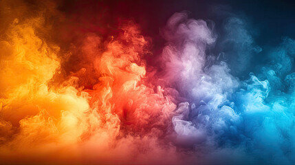 Fototapeta na wymiar Skies and Rainbow Skies in Romanticism Style