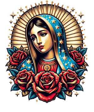 Or Lady Of Guadalupe Generative AI Art