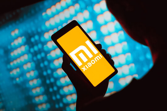 February 14, 2024, Brazil. In this photo illustration, the Xiaomi Inc. logo is displayed on a smartphone screen.