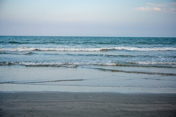 waves on the beach