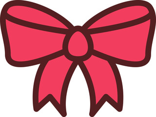 Red Ribbon Bow