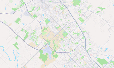 Fototapeta na wymiar College Station Texas Map, Detailed Map of College Station Texas
