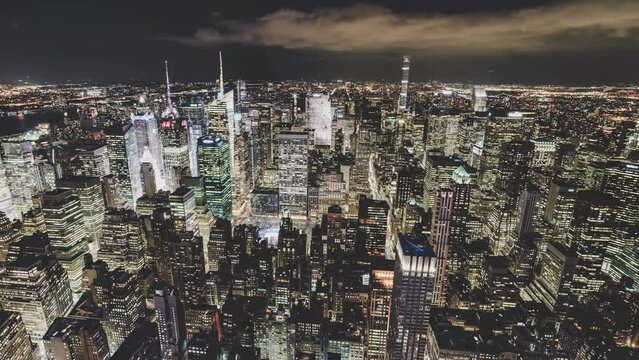 The Night View of Manhattan _ NYC