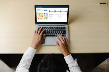 Delivery tracking system for e-commerce and modish online business to timely goods transportation...