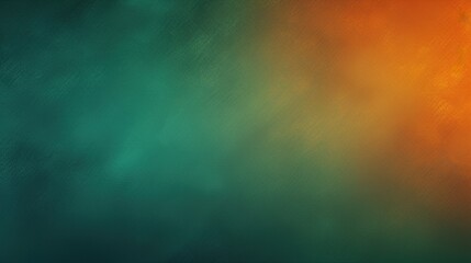 Abstract green orange background with free copy space  - obrazy, fototapety, plakaty