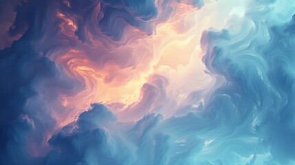 Abstract sky background with free space  - obrazy, fototapety, plakaty