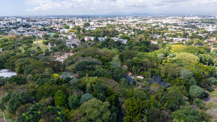 Fototapeta na wymiar Jardin Botánico de Santo Domingo.