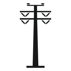 Electric pole icon vector