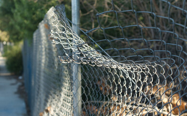 Naklejka premium Improvised access.