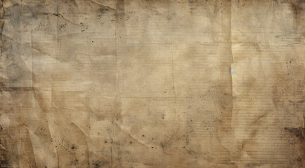 Old newspapers with old grunge vintage unreadable paper texture background. Blank space in the center. 