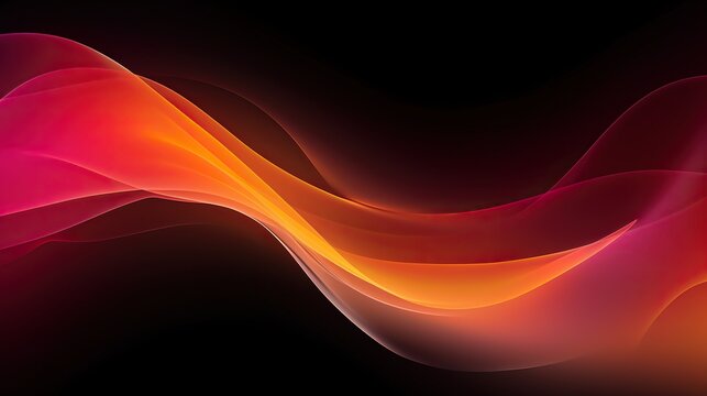 Abstract waves background with free empty space 