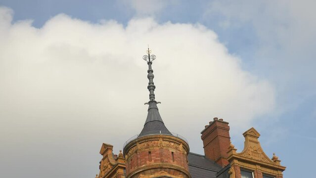 Spire On Top Of Building Weather Antenna Victorian Houses London Mayfair