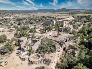Historic Jesuit Mine Ruins in Mineral de Pozos