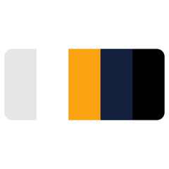 Vector illustration with palette. Color matching color palette. Fashion Trend Color guide palette. RGB HEX color guide Swatch Catalog Collection. Suitable for Branding.