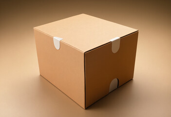 Delivery box packaging design blank cardboard