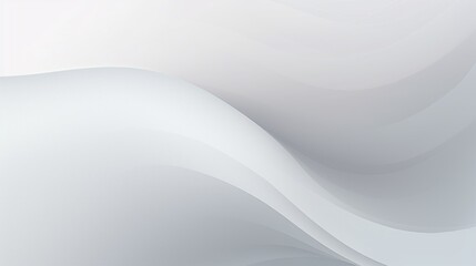 Abstract white wavy background with free copy space 