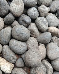 Cluster of river rocks: Nature's artwork