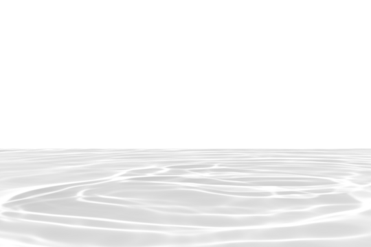 White water with ripples on the surface. Defocus blurred transparent white colored clear calm water surface texture with splashes and bubbles. Water waves with shining pattern texture background.