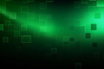 Obraz premium Green technology gradient color background. Green tech banner design. 