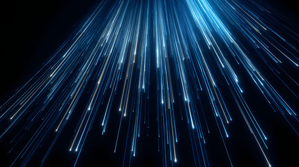 white glowing optical fiber geometric abstract lines poster background