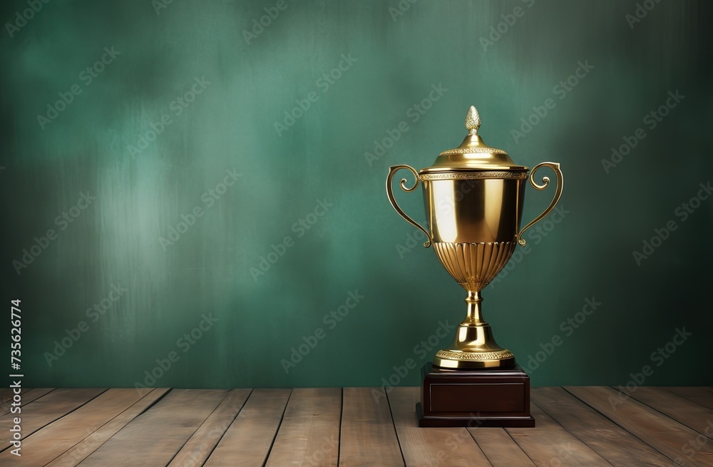 Canvas Prints champion golden trophy cup background