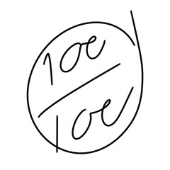 Hand Drawn One Hundred 100 Point Scribble Hand Drawn Transparent Background