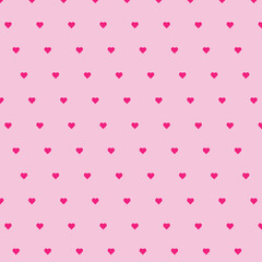 pink background with hearts seamless pattern |  adobe stock