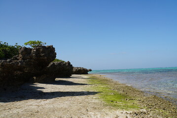 Obraz premium Blue Sky and Blue Sea, Ishigaki Island - Okinawa 