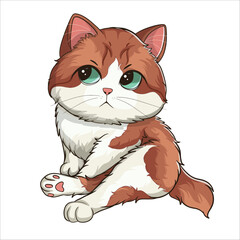 Cute cat illustration