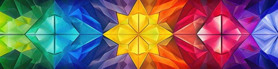 Abstract colorful background with many different colors. Generative AI.