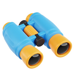 Binocular 3D Illustration