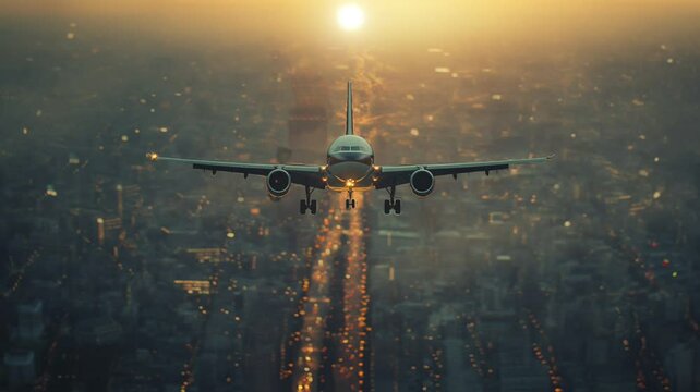 Modern aircraft equipped with cutting-edge avionics technology, ensuring precise navigation and flight safety. Soaring at impressive altitudes, this aircraft takes passengers across the skies