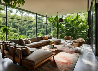 Fototapeta premium Architecture in harmony with nature