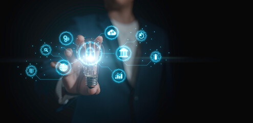 Cyber security and data protection, businessman use network security system, protecting business and financial transaction data from cyber attacks