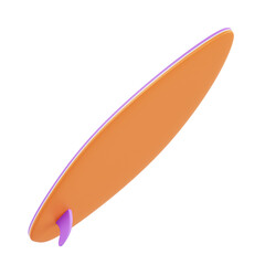 Surfboard 3D Illustration