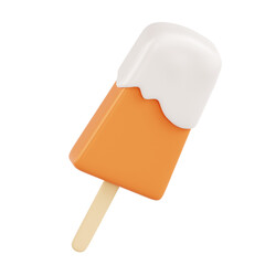 Ice Cream Popsicle 3D Illustration
