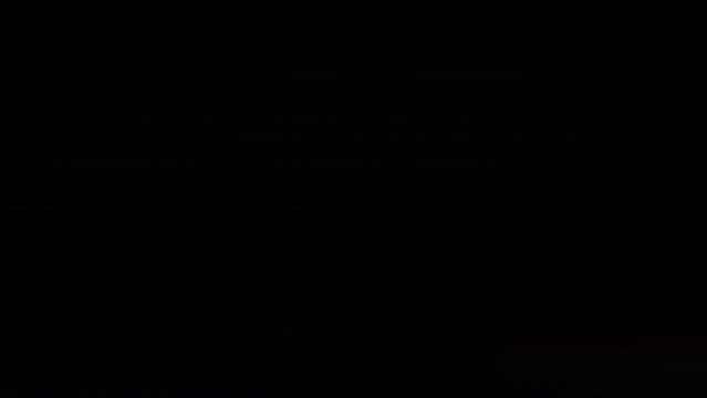 Vertical video. Abstract background. Glitched wave. Error noise. Black distorted horizontal cloud with colorful retro pixels effect motion spreading on white in digital art.