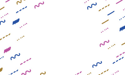 手描きの幾何学模様の背景のイラスト