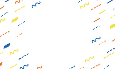 手描きの幾何学模様の背景のイラスト