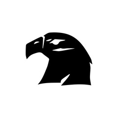 eagle logo design with sport style