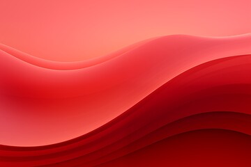 Red wave gradient color background. Red curve banner design. 