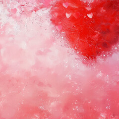red heart background