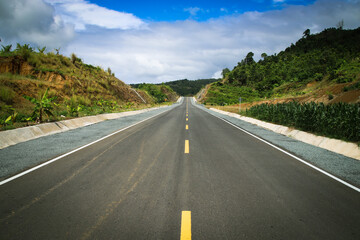 Fototapeta premium Straight Road