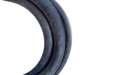 Old inner tube of  bicycle