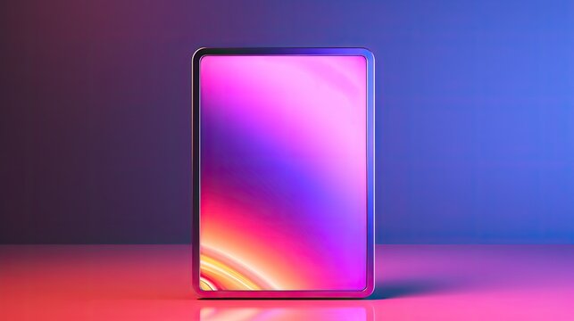 Smart mirrors for personalized information, solid color background