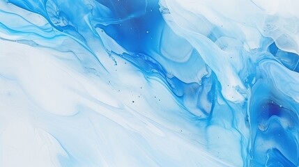 Fototapeta na wymiar Abstract background of vivid blue and white color mixing with different tints creating uneven surface